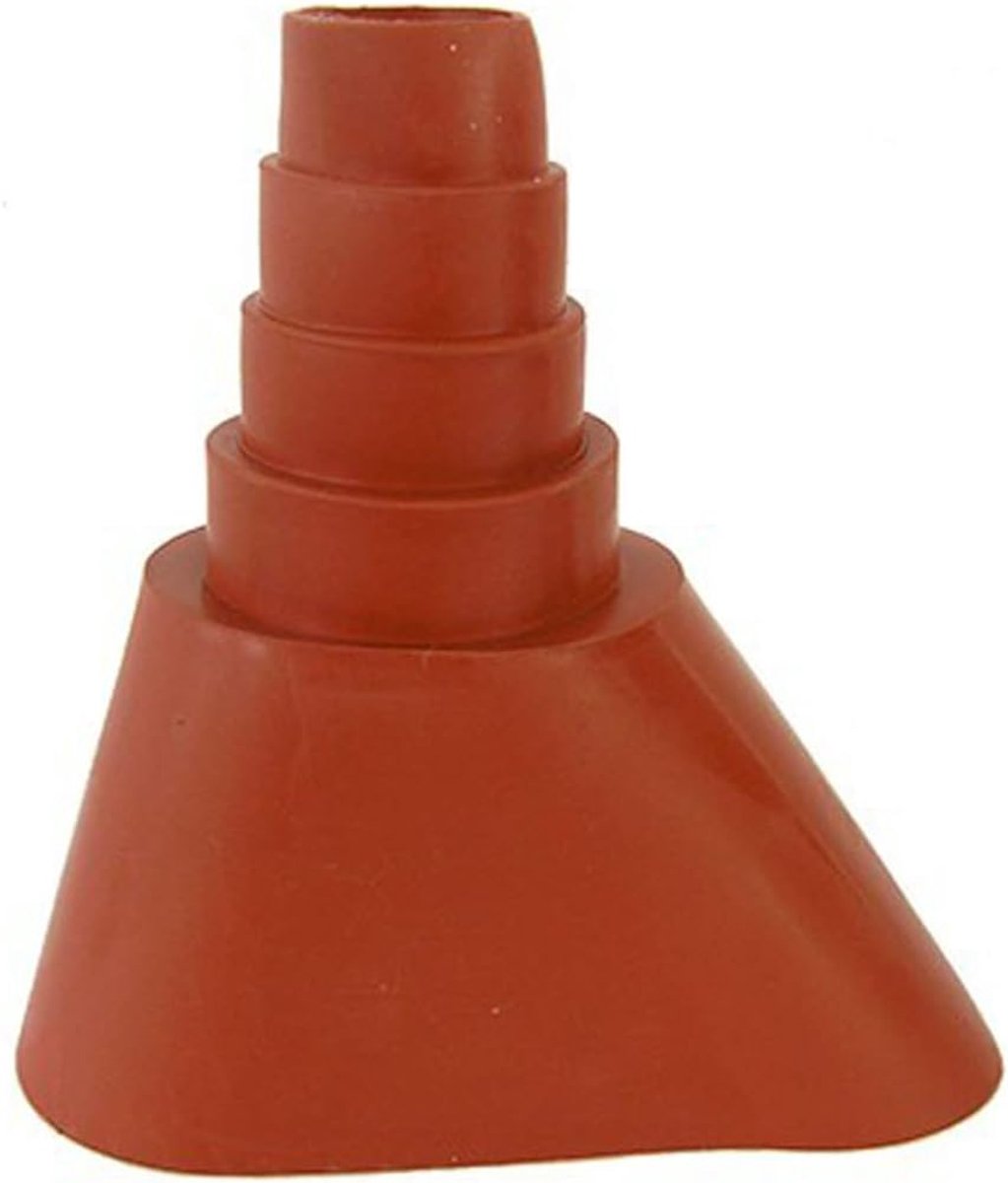 rubberen manchet, universeel, voor dakbedekkingen, SAT-mastmanchetten, mastmanchet, mastafdichting, rubberen afdichting, rood