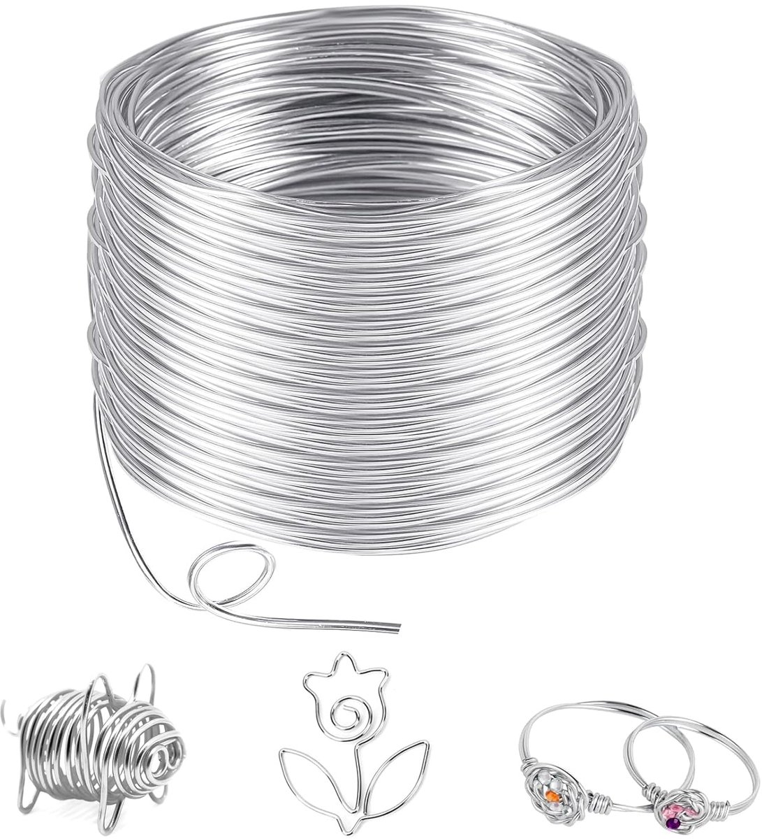 Kneedbare aluminiumdraad, 50m, creativiteit Diy hobby