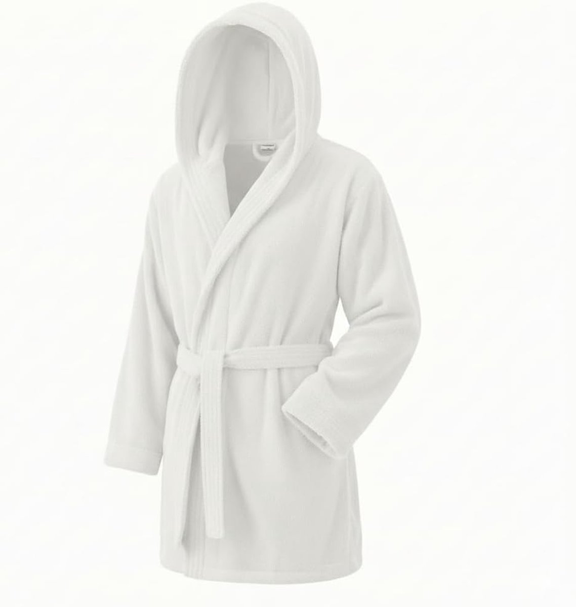 Handdoek - Unisex Badjas - Douchebadjas voor Heren of Dames - Badjas met Capuchon - 100% Katoen - 500g/m2 - Badstof Badjas, XL