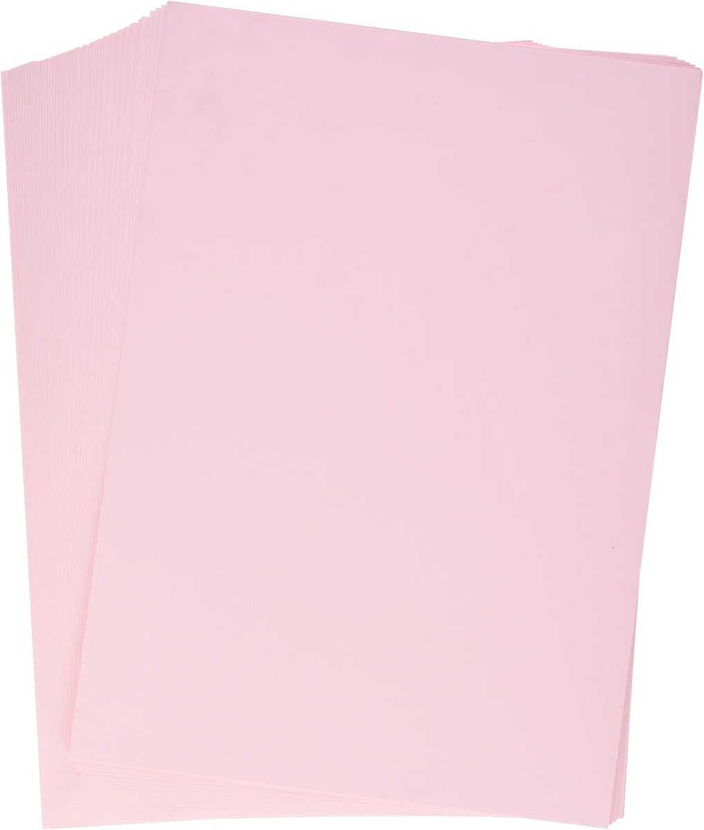 Gekleurd papier pastelroze, DIN A4-160 g/m², FSC mix, 50 stuks, briefpapier, knutselpapier, doe-het-zelf