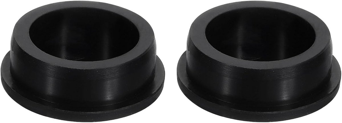2 stuks doppen voor zwarte gaten, waterdichte rubberen stop voor gat 46 mm