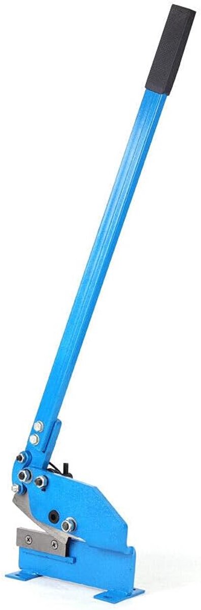 125/200 mm hefboomschaar schaar meslengte metalen schaar hefboomschaar afkantbank (blauw) (125 mm)