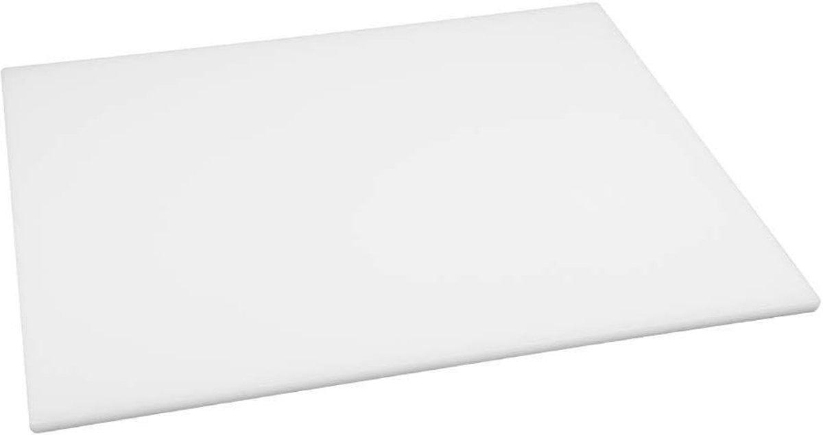 HC881 Lage Dichtheid Witte Snijplank Grote 10 x 600 x 450mm