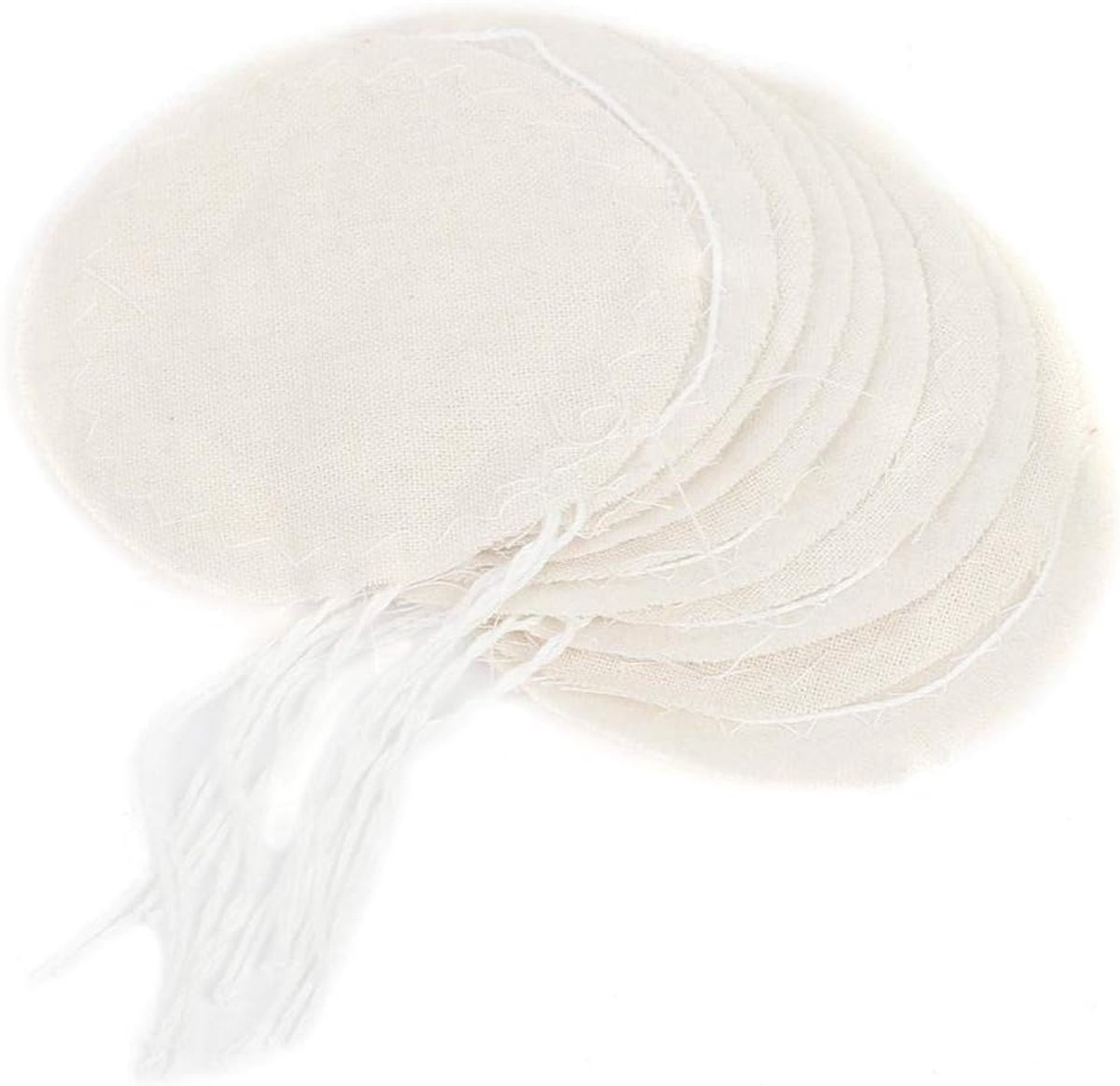 10Pcs Food Grade Nylon Sifon Doek-Koffie Filter Ronde Stof Filter Voor Koffie Druppelaar