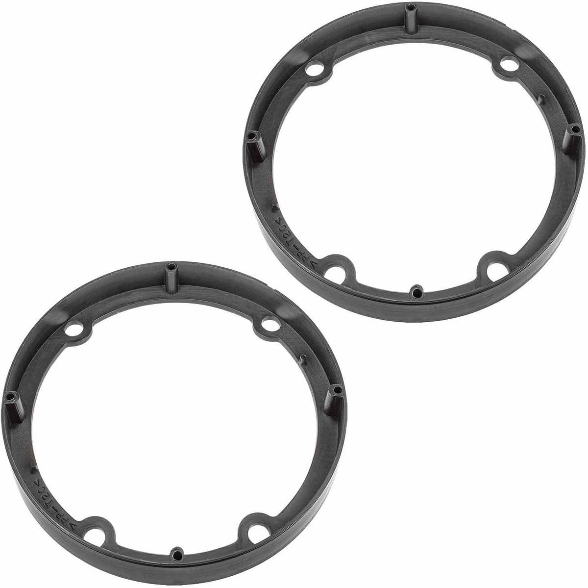 tomzz Audio 2834-022 Luidspreker Ringen Adapter geschikt voor Mercedes Vito Viano Sprinter vanaf 2006 tot aan de voordeur voor 165mm DIN-Luidsprekers