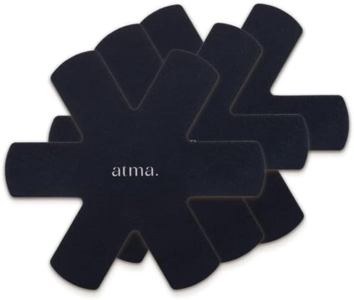 SnelShoppen - Set van 3 Pannenbeschermers - Stervorm 28 cm - Antislip, Warmtebestendig en Machinewasbaar - Ideaal voor Pannen, Potten en Kookpannen