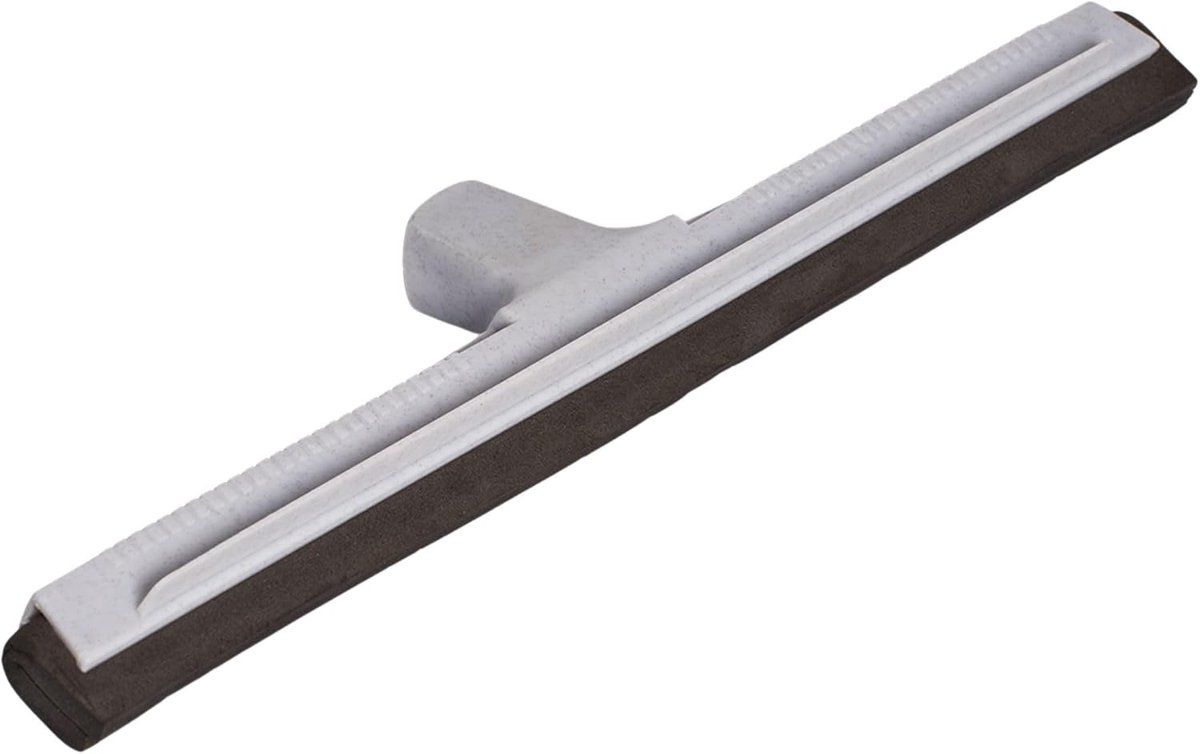Tegeltrekker, douche, vloer, kunststof, 43 cm, wateraftrekker voor vloer, tuin, badkamer, terras, auto, waterschuiver vloer, zwembad, badtrekker, XXL breed, wateraftrekker