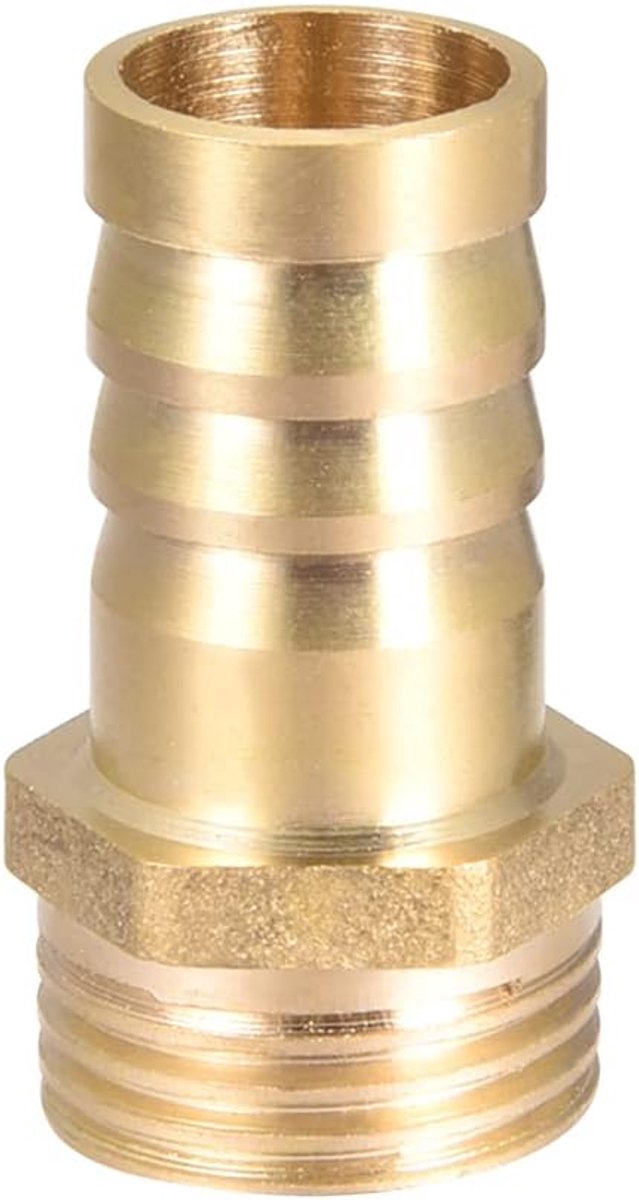 sourcing map messing weerhaken buis stekker adapter 10mm weerhaken x 1/8" G buitenbuis 1/2" G x 16mm
