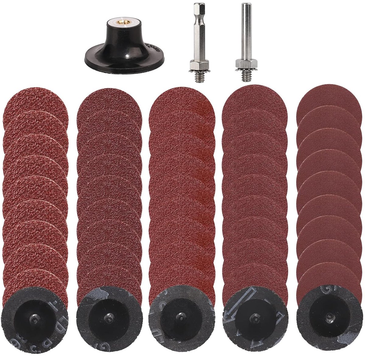 50 mm snelwisselschijven 53 stuks schijven korrel 36-240