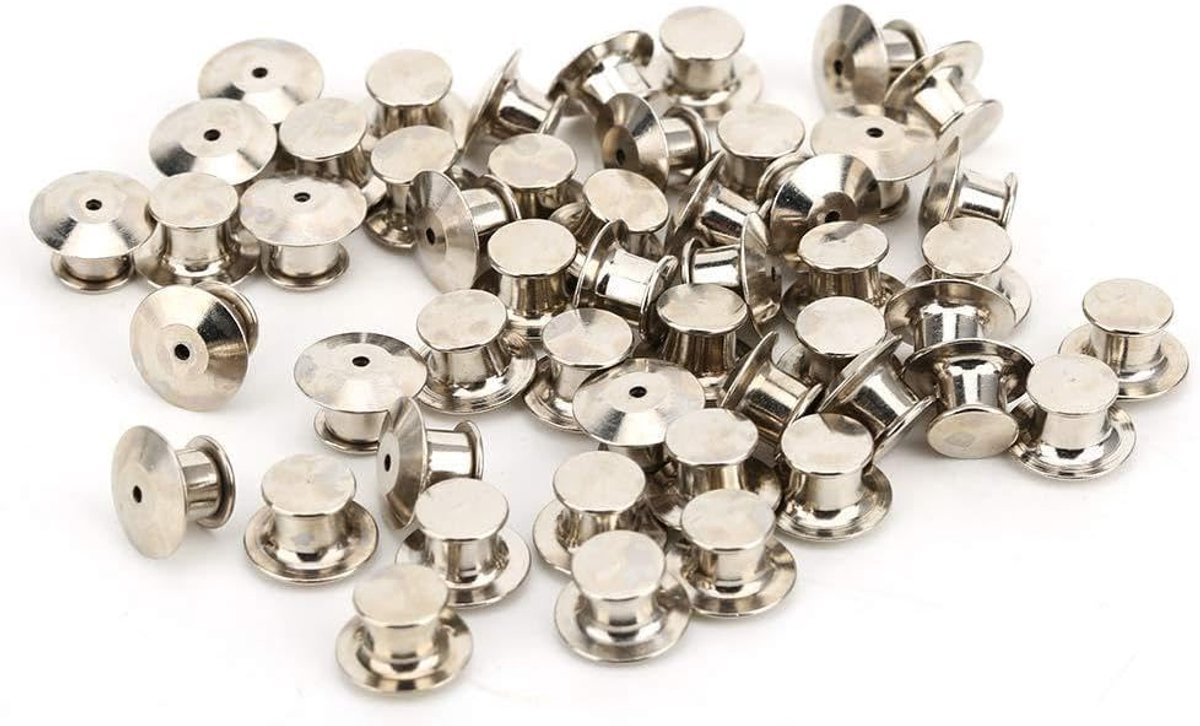 Uitgevoerde Nikkel-gouden Metalen Tas Pin Lock Duurzame Messing Tassen Trekkoorden voor Naamplaatjes Kleding (Champagne)