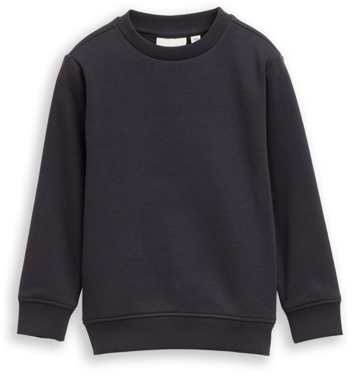 Tom Tailor - Sweatshirt met print - Maat 92/98 - coal grey