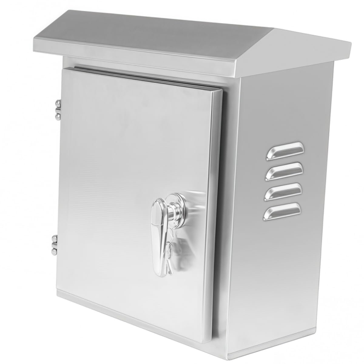 Verdeler kast 40 x 30 x 18 cm - roestvrij staal - waterdicht - veilig voor binnen en buiten gebruik - SnelShoppen