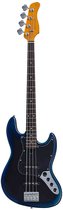 Sire V3N 4/MBB Marcus Miller 4-snarige Actieve Jazz Bas Midnight Blueburst met 2-Bands Preamp