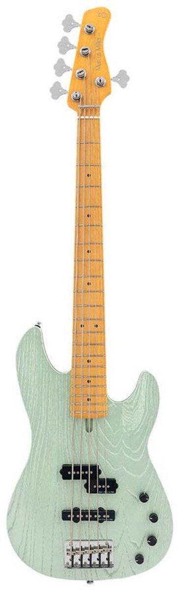 Sire P6 5/SGM Marcus Miller 5-snarige actieve basgitaar Surf Green Metallic