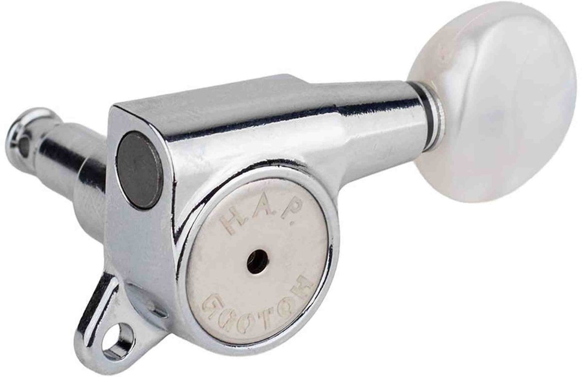 Gotoh GTH13889 SG381 stemmechanieken met HAP and 05PW knoppen, 6L, chroom