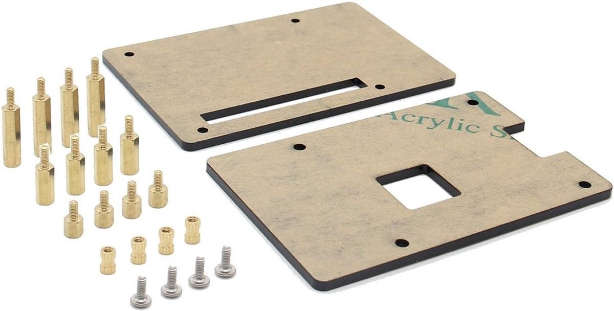 Raspberry Pi Universal HAT Acrylic Case | Acrylic DIY Kit Pi 5 / 4B / 3B+ / 3B / 2B / B+