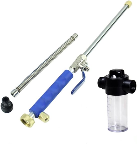 Tools Hogedrukreiniger, pistool, autowaslans, sproeier, uittrekbare waterstraal, slang, schuim, sproeiset, voor tuin, raam, autowas, reiniging — afbeelding 2