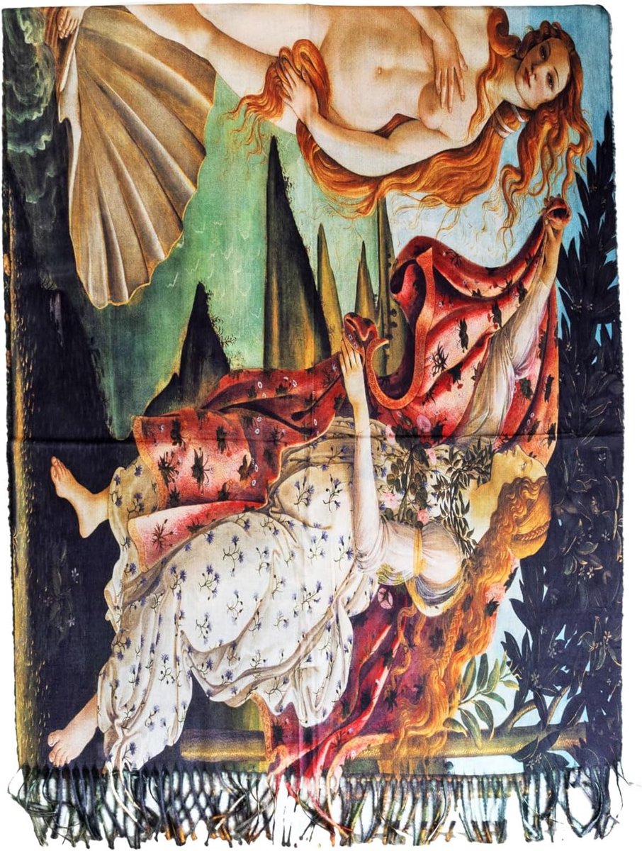 Unisex Klimt Van Gogh Kandinsky Monet Sjaal A001
