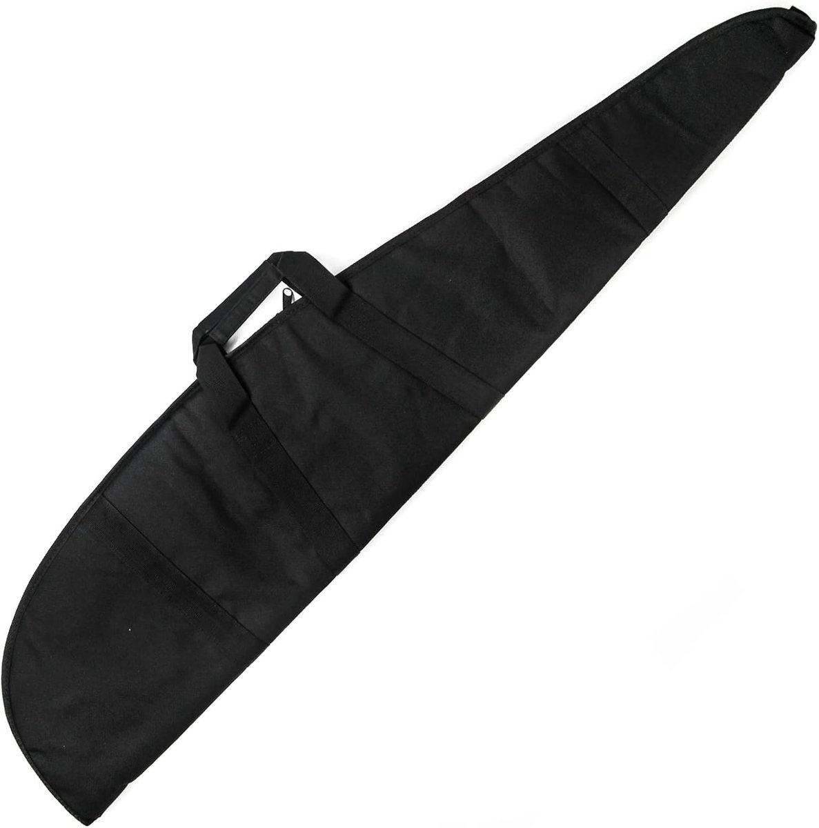 Tas voor karabijnhaak, gevoerd, met verstelbare schouderriem, voor geweer, zwart, 125 cm