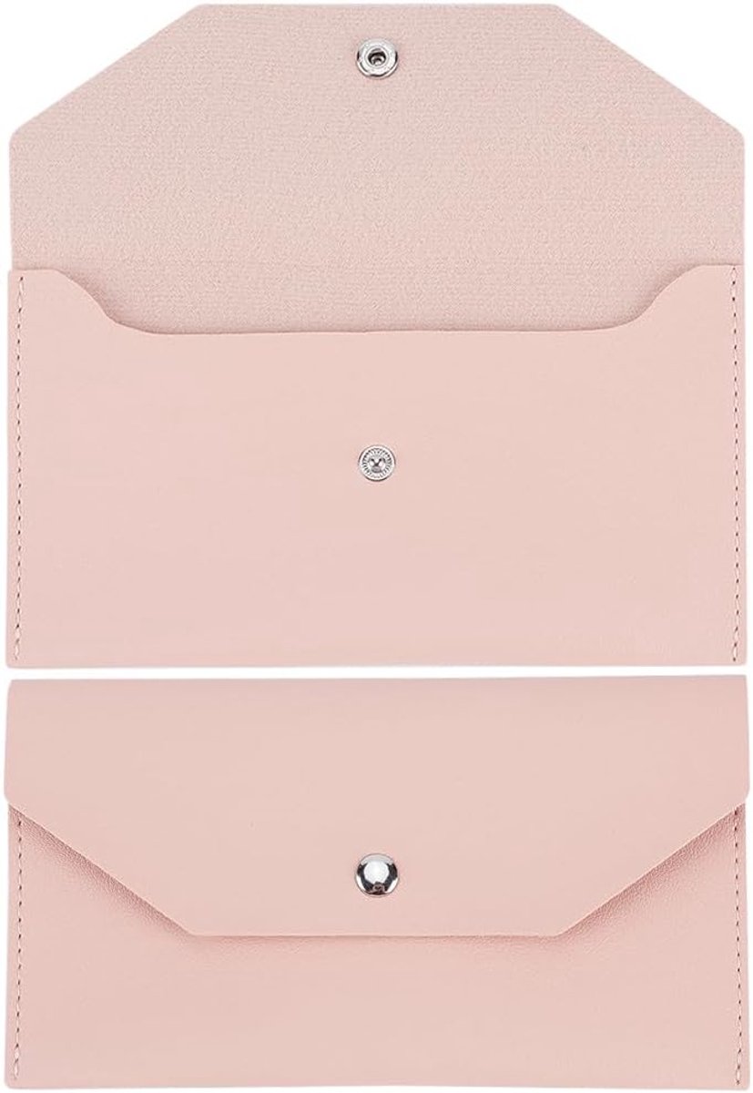 Envelop Portemonnee PU Lederen Cash Kleine Geld Tas Portemonnee Organizer Waterdichte Slanke Pouch Herbruikbare Voor Cash Geld Ontvangst Budget Binder Houder Vrouwen Mannen
