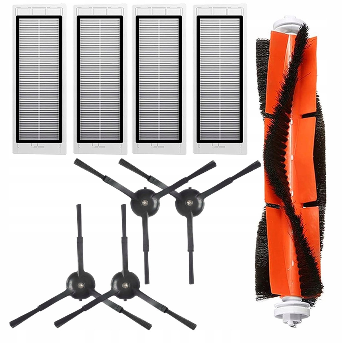 AreoSe - Onderhoudsset met filters en borstels voor RoboRock S6 /S50/S5 MAX SDJQR01RR SDJQR02RR