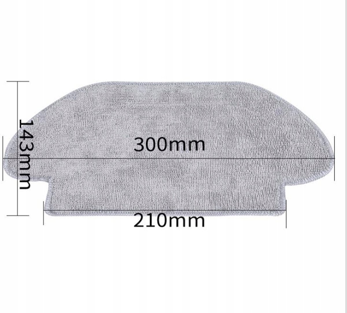 AreoSe - Dweilpads voor Xiaomi VIOMI V3 V2 Mop PRO STYJ02YM - 6 stuks