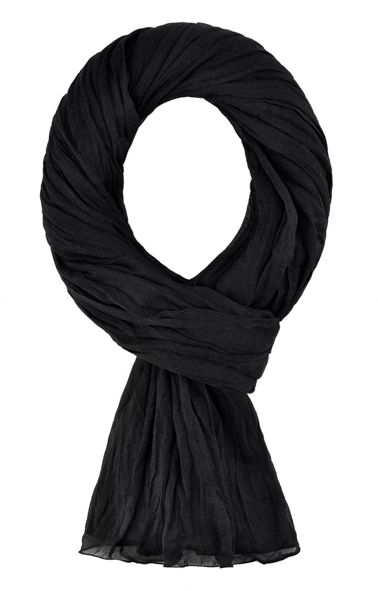DU FOULARD - Cheche, sjaal, premium kalk - 100% katoen - afmetingen 200 x 110 cm - sjaal voor dames en heren - meer dan 50 effen kleuren