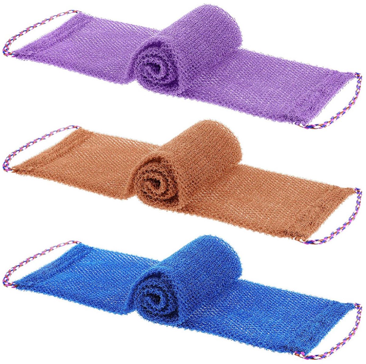 Badspons, lichaamsdeel exfoliërend Afrikaans exfoliërend net, Afrikaans badnet, Afrikaans badnet, Afrikaans exfoliërend netwerk voor douche