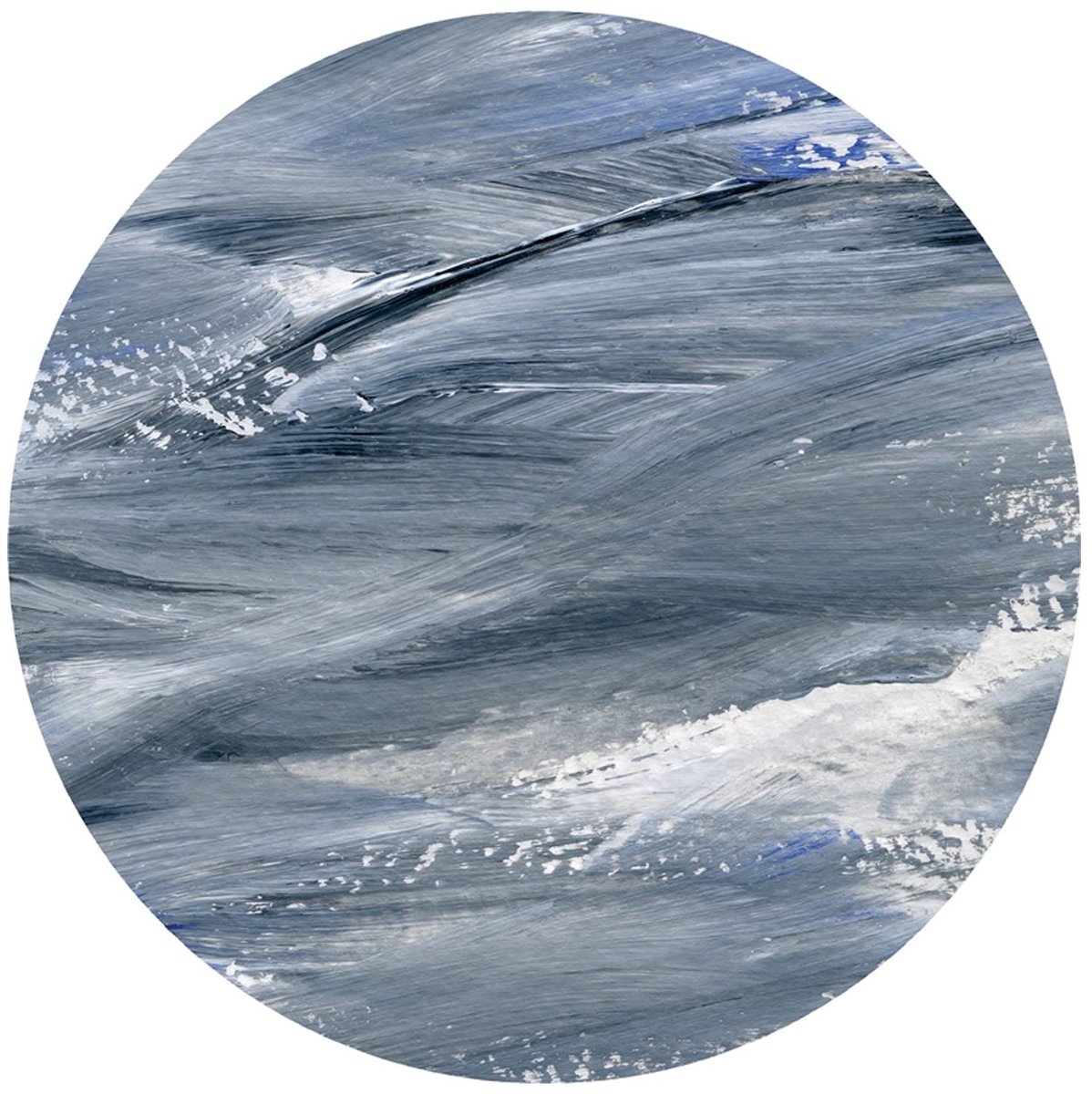 Rond tapijt, grijs blauw groot vloerkleed voor woonkamer slaapkamer entree vloermat diameter 100 cm 120 cm 140 cm 160 cm 180 cm 200 cm 240 cm 260 cm 300 cm/diameter 240