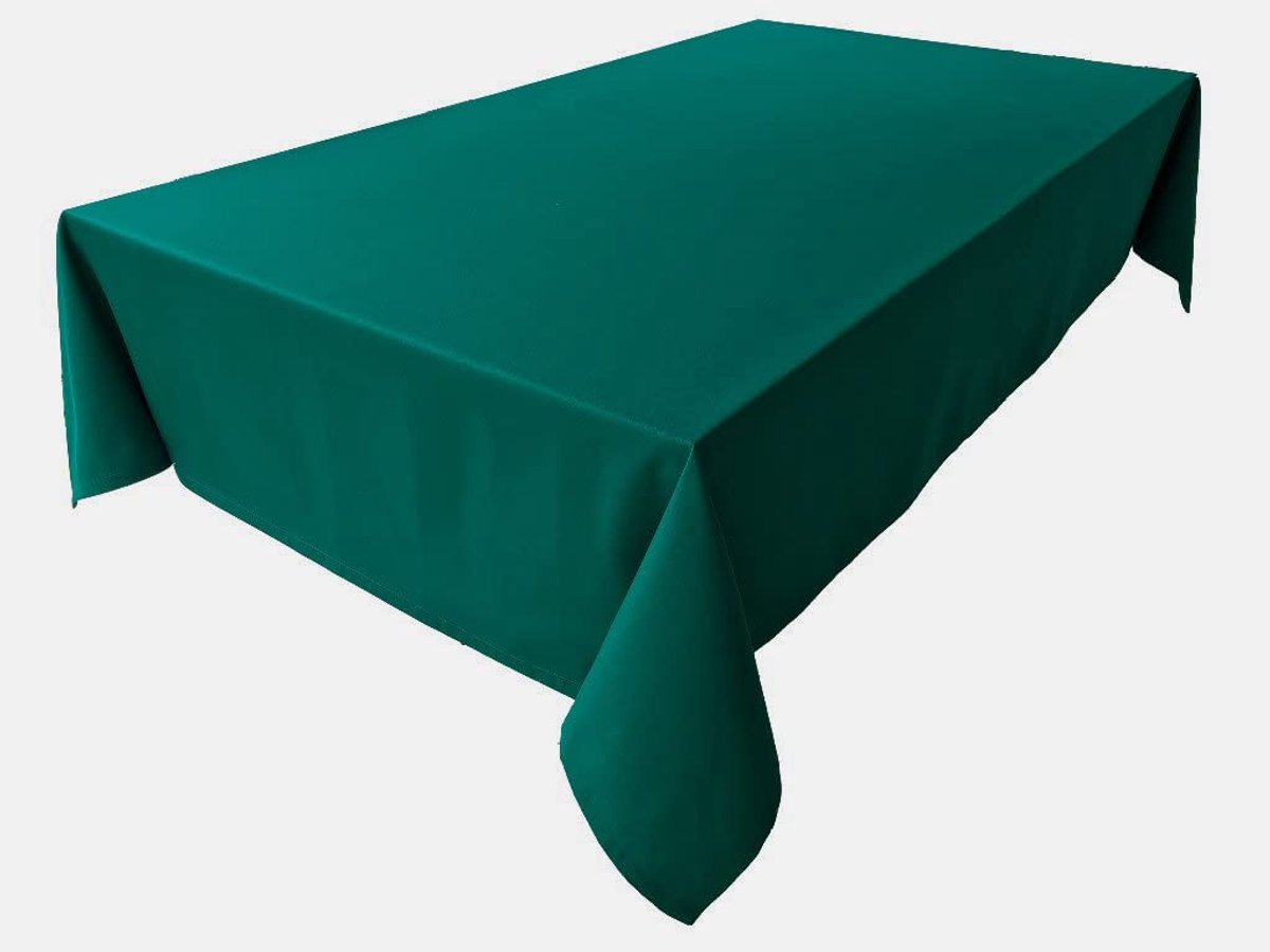 tafelkleed tafellinnen van 100% katoen collectie concept, kleur en grootte naar keuze (tafelkleed - 150x220cm, dennengroen)