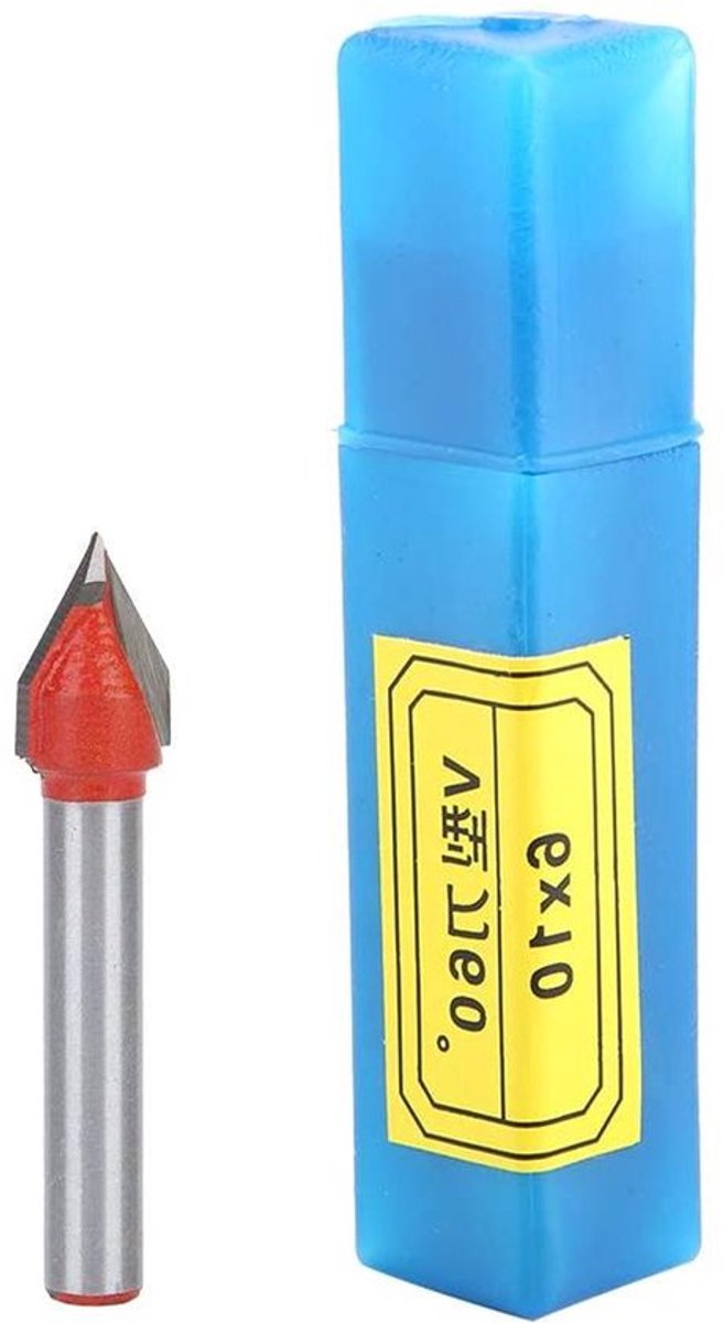 Allecto - CNC Frees Cutter - V-Slot 6mm - HSS - Voor Houtbewerking