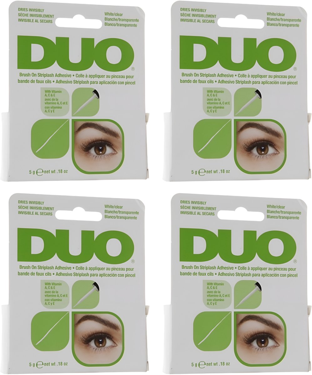 DUO Valse Wimpers Brush On Ardell - Wimpers - Transparant met Vitaminen 4-pack