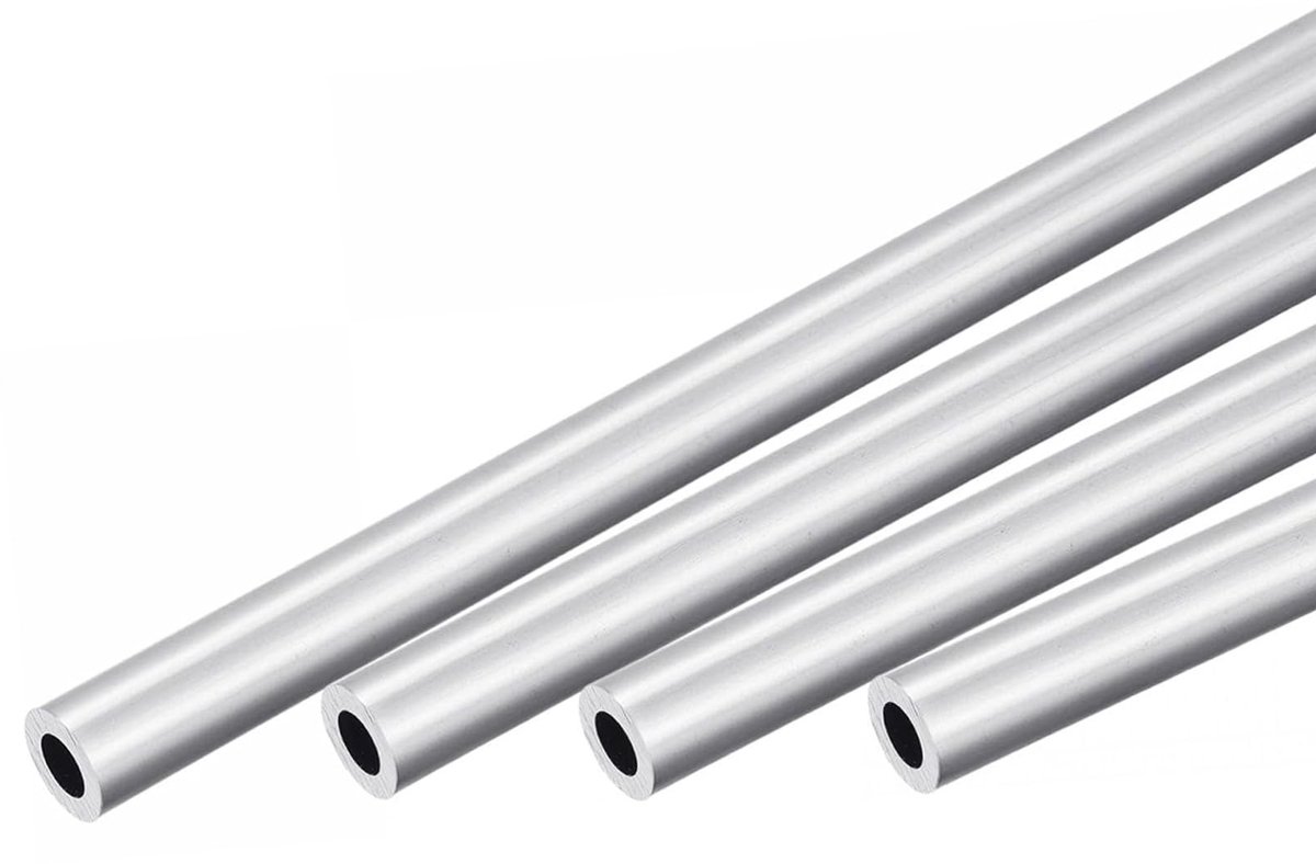 Dailygoods- Aluminium Buizen 6063 - 4 Ronde Buizen - 20mm Buitendiameter - 16mm Binnendiameter - 300mm Lengte - Duurzaam en Corrosiebestendig - Aluminium Buis