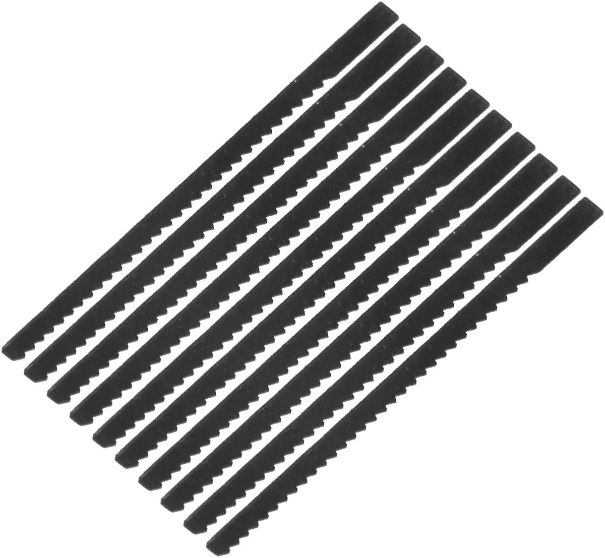 Dailygoods- Jigsaw Blades 10 Stuks - Hout Snijden - Koolstofstaal - Voor PVC/Plastic - Mini Draaibank - Hoge Slijtvastheid - Zaagbladen