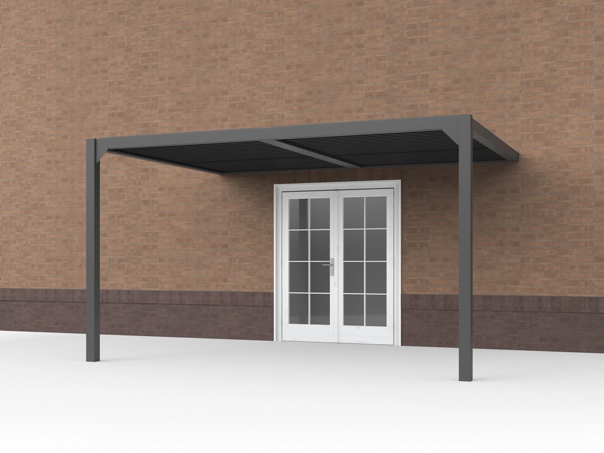 Aluminium Pergola met Lamellen Aan Huis 400 x 300 cm