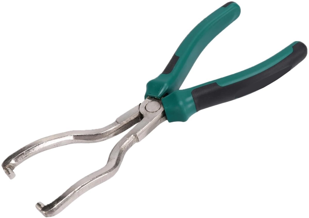 Dailygoods- Brandstofleidingtang 223 mm - Slangverwijdertang - Hoogwaardig Koolstofstaal - Robuust en Duurzaam - Geschikt voor Onderhoud - Grote Openingsontwerp - Slangentang
