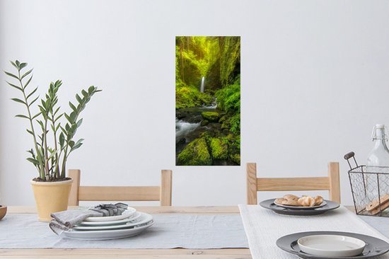 Stickers Stickers muraux - image jungle - 20x40 cm - Feuille adhésive