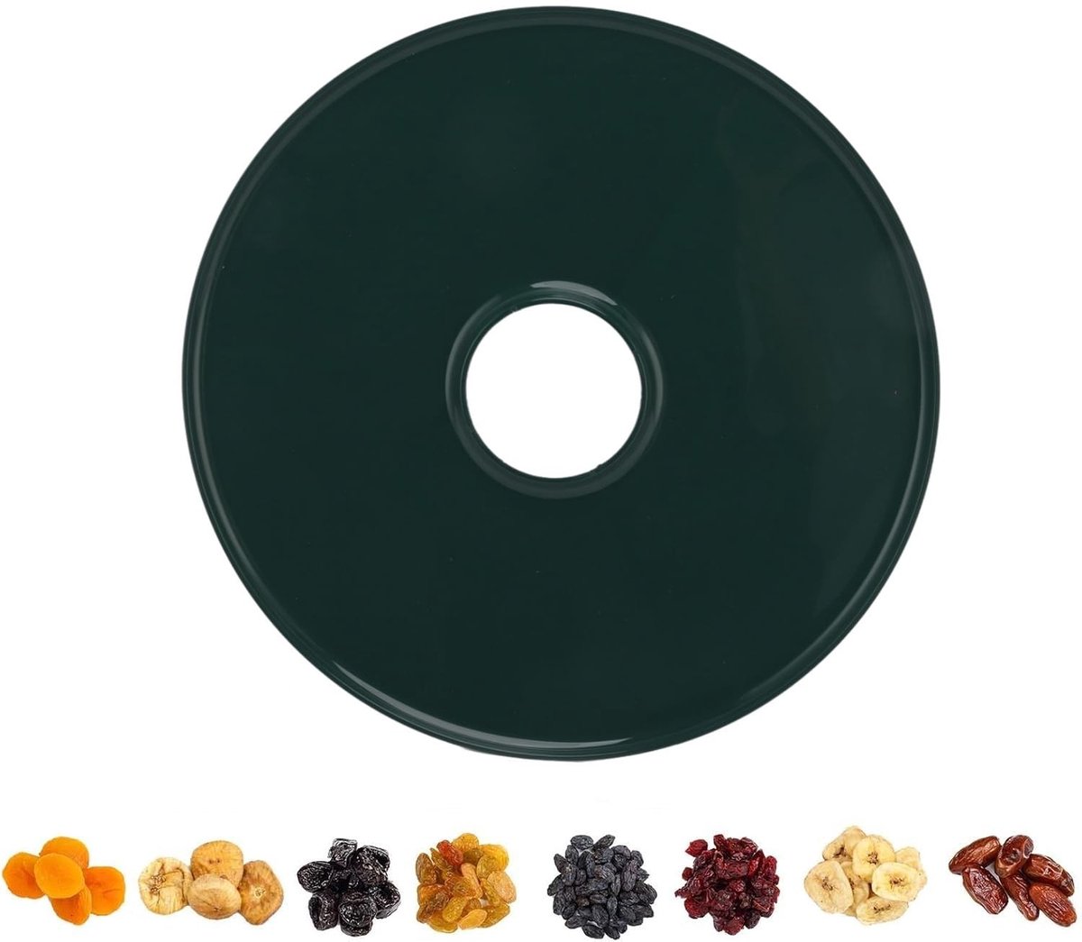 Dailygoods- Dehydratorbladen Ronde Siliconen - Herbruikbare Voedseldehydrator - Lekvrije Waterlade - Geschikt voor Fruitdroogmachine - Droog tot 3 Kopjes Fruit per Vel