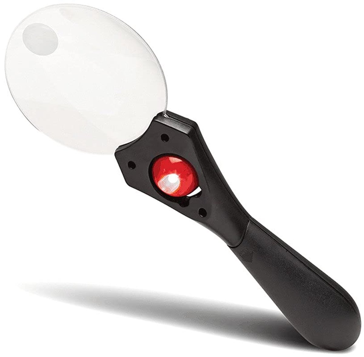SnelShoppen - Asferisch Bifocaal Vergrootglas met Licht, 3x 5x Zoom, Handzaam, Ideaal voor Hobby, Lezen, Tuinieren en Klussen