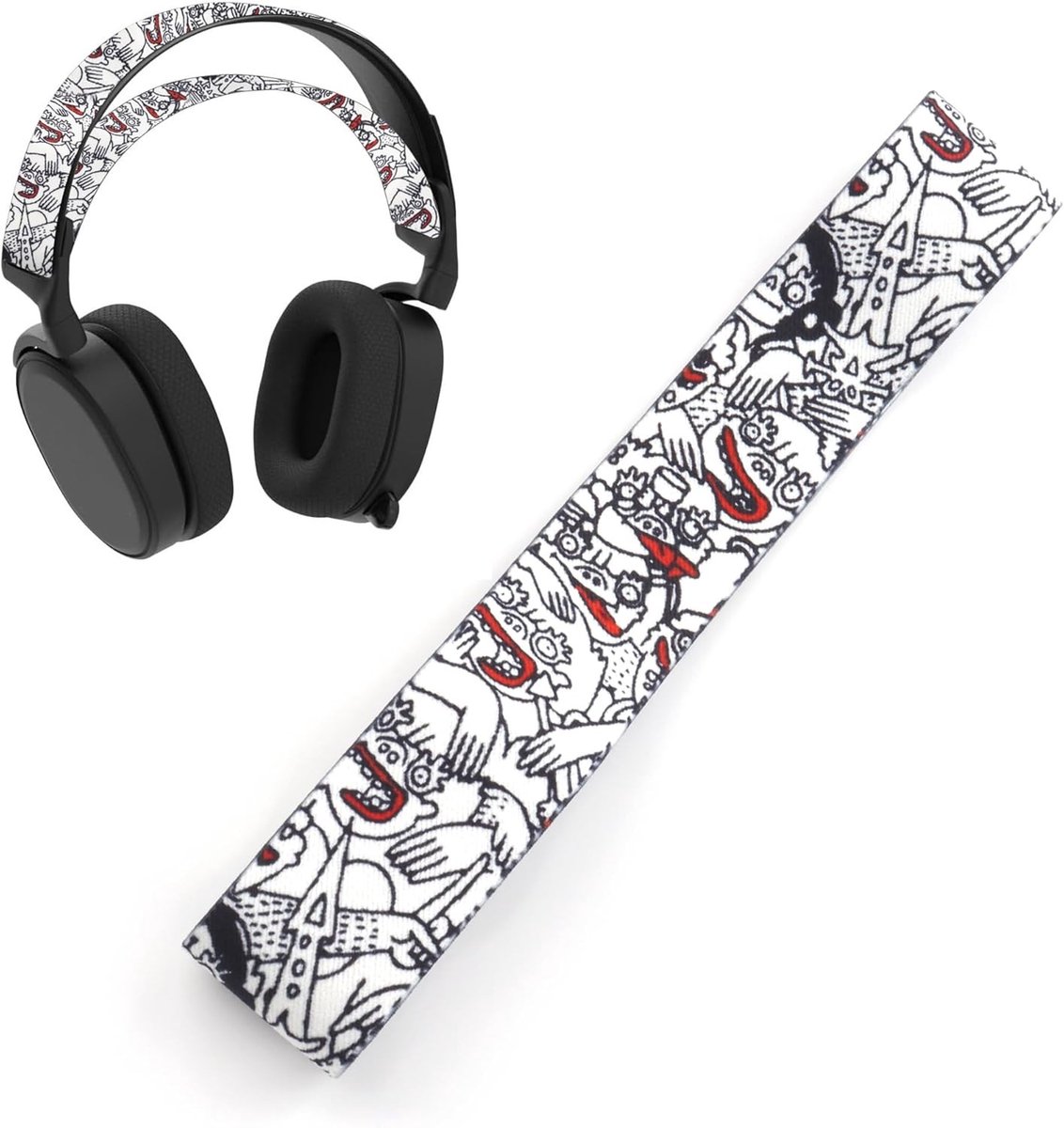 Vervangende Hoofdband en Kussen voor Gaming Headphones, Geschikt voor Arctis 7/9X/Pro, Comfortabel en Duurzaam Accessoire voor Draadloze Gaming