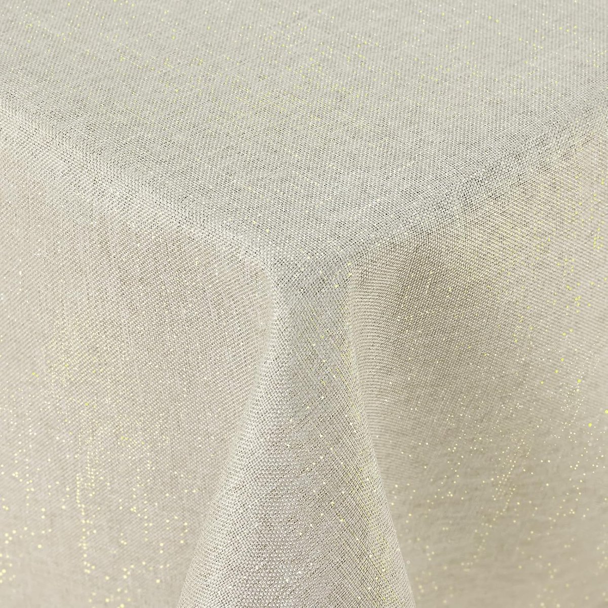 Waterdichte en Vlekbestendige Tafelkleed in Beige - 140 x 140 cm - Ideaal voor Tuin en Eten, Luxe Linnenlook