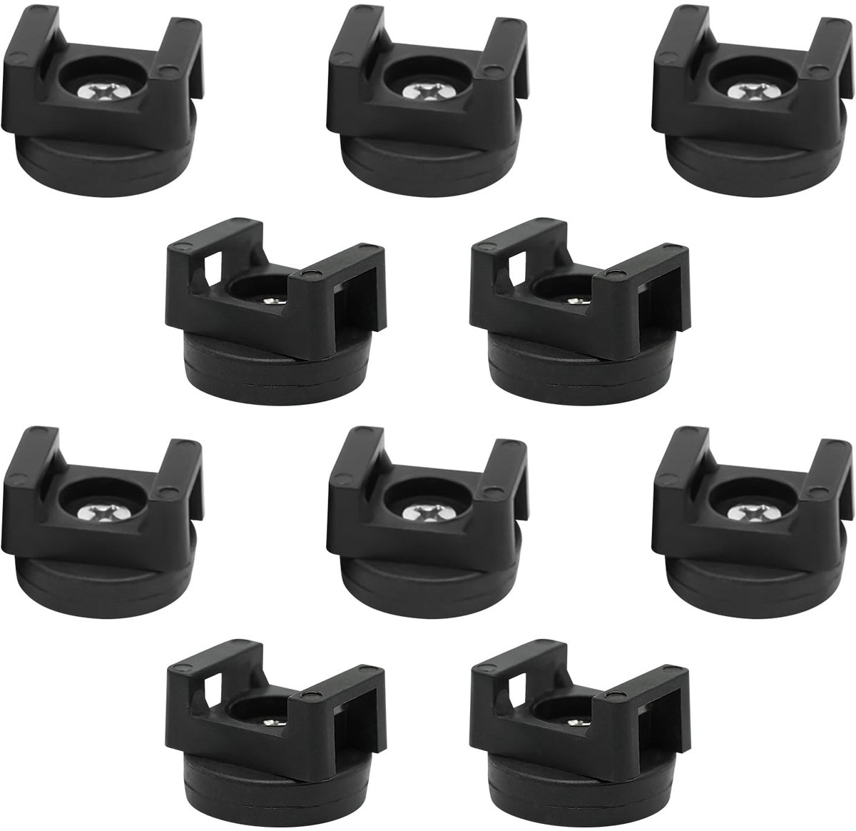 SnelShoppen - Magnetische Ritssluiting Montage 22 mm - Multifunctionele Kabelorganisator Clip - Draadbinders voor Thuis, Kantoor, Auto en Boot - Kabel