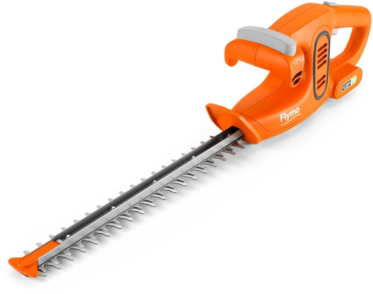 SnelShoppen - Heggenschaar 14,4 V Accu, 40 cm Lemmet, 16 mm Spleet, Lichtgewicht 2,2 kg, Comfortabel Handvat, Ideaal voor Kleine Tuinen, Oranje/Grijs