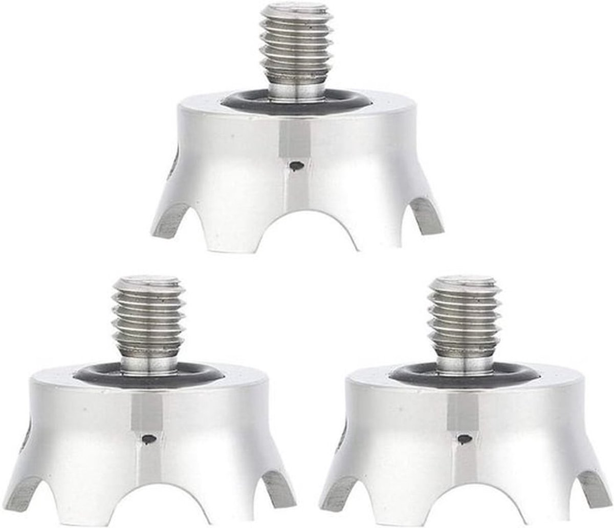 Tripod stabilizer met platte pinnen, 3/8 inch draad, antislipfunctie voor camera statieven en monopods, geschikt