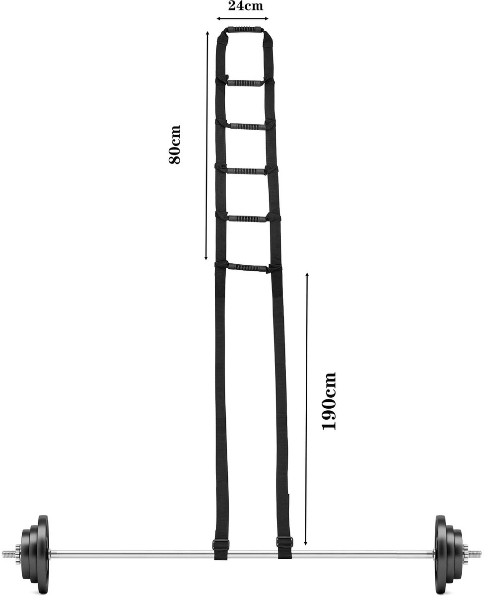 SnelShoppen - MOPHOEXII Pull Up Bed Ladder Assist - Verstelbare Bedlift met Handvatten voor Senioren, Mobiliteitshulp, Zithulp, Blessure Herstel, Zwan
