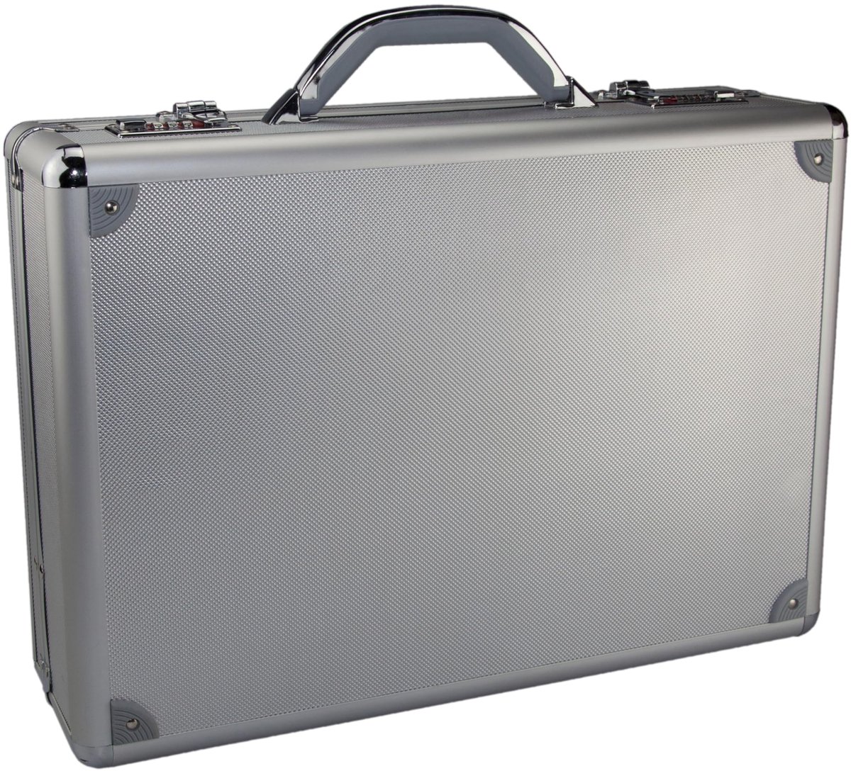 SnelShoppen - Aluminium Aktetas met Cijfersloten - Professionele Draagtas voor Documenten, Laptop en Accessoires - Stijlvol en Veilig - Zwart