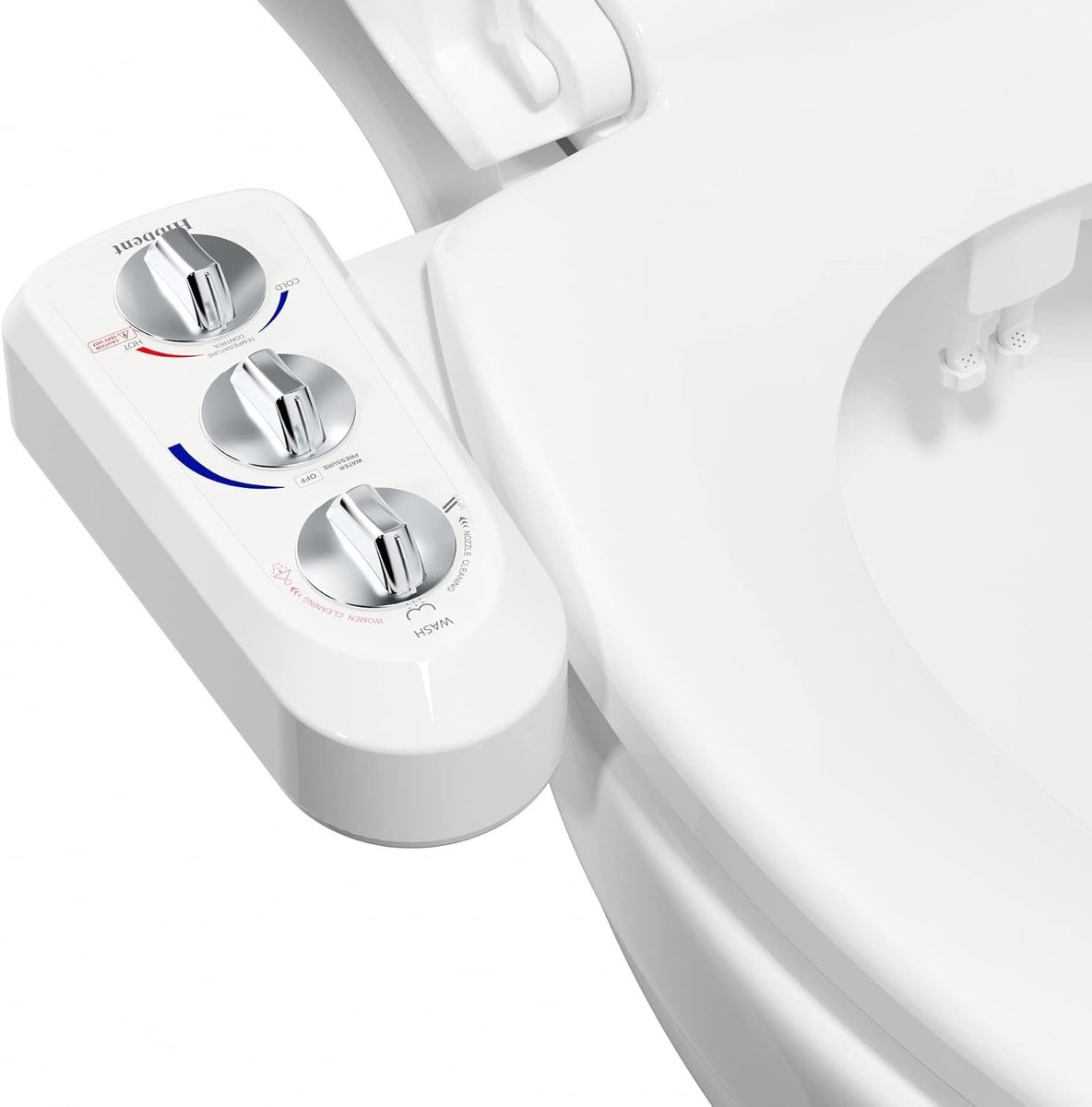 Toilet bidet voor intieme reiniging, verstelbare waterstraal, zelfreinigende nozzles en gebruiksvriendelijk design