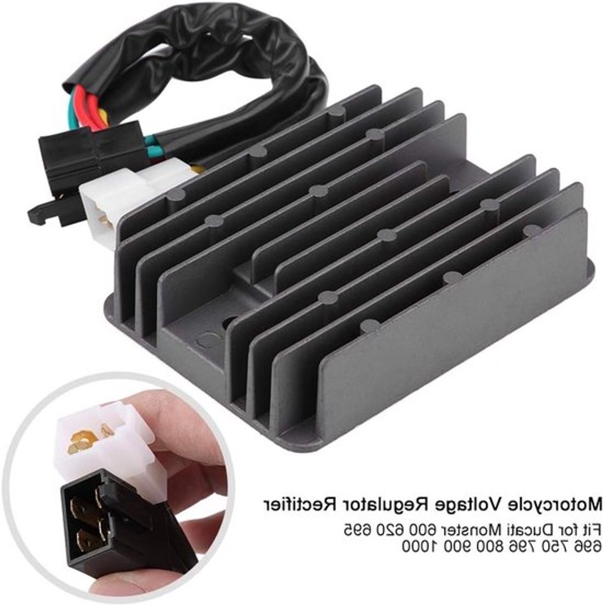 Motorfiets Spanningsregelaar voor Ducati Monster 600 620 695 696 750 796 800 900 1000 - Betrouwbare Voltage Stabilisatie en Bescherming voor Motorrijders