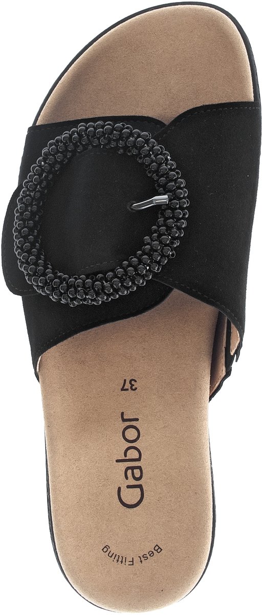 Gabor Dames Slippers - zwart