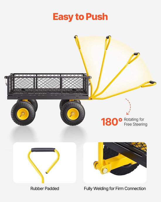 Bolderwagen - Bolderkar - Strandkar - transport kar van Merkloos — afbeelding 2